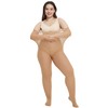 HeyUU Plus Size Tights for Women Semi Opaque Queen Size