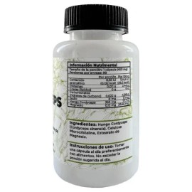 5h8 Hongo Cordyceps Energía Y Vitalidad 90 Cápsulas 400mg Sabor Sin sabor