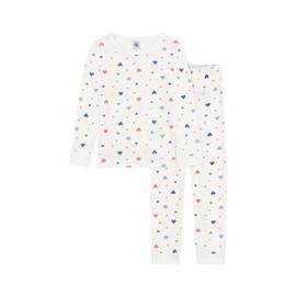 Petit Bateau Girls Cloa Snug Sleepwear, Marshmallow/Multico