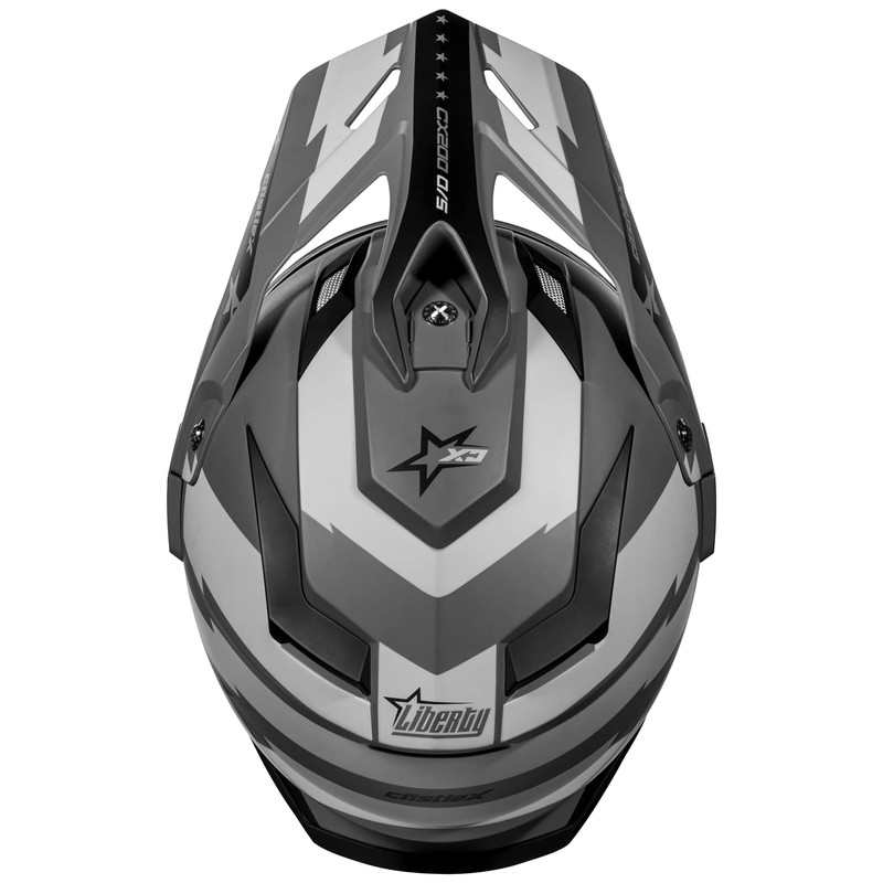 Castle X CX200 Liberty Dual Sport Helmet in Matte Charcoal,