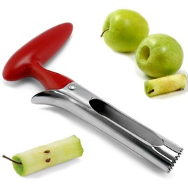 Apple Corer - Apple Corer Remover for Pears, Bell Peppers, Fuji, Honeycrisp, Gala and Pink Lady Apples - Stainless Steel Best Kitchen Gadgets Cupcake Corer