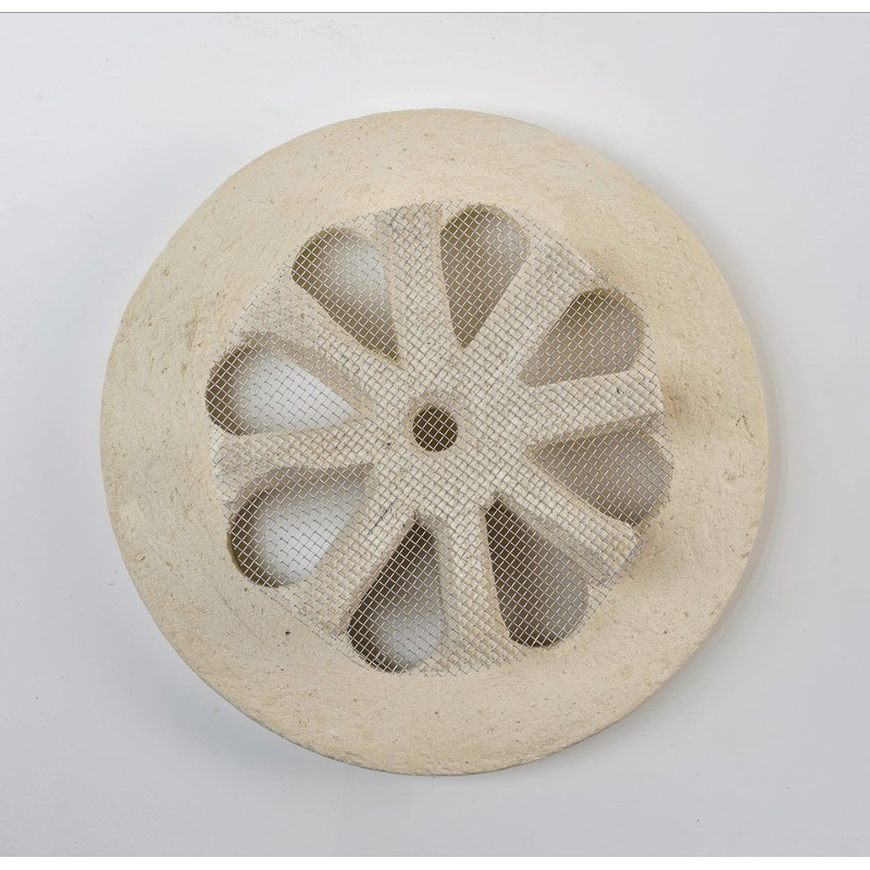 Matera Stone Round Air Vent Grille for 100mm Diameter Pipe