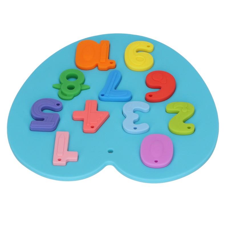 Learning Number Board Toy Educational Silicone Number Puzzle Board for