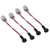 4pcs Fuel Injector Harness Adapter for DENSO Female to EV1