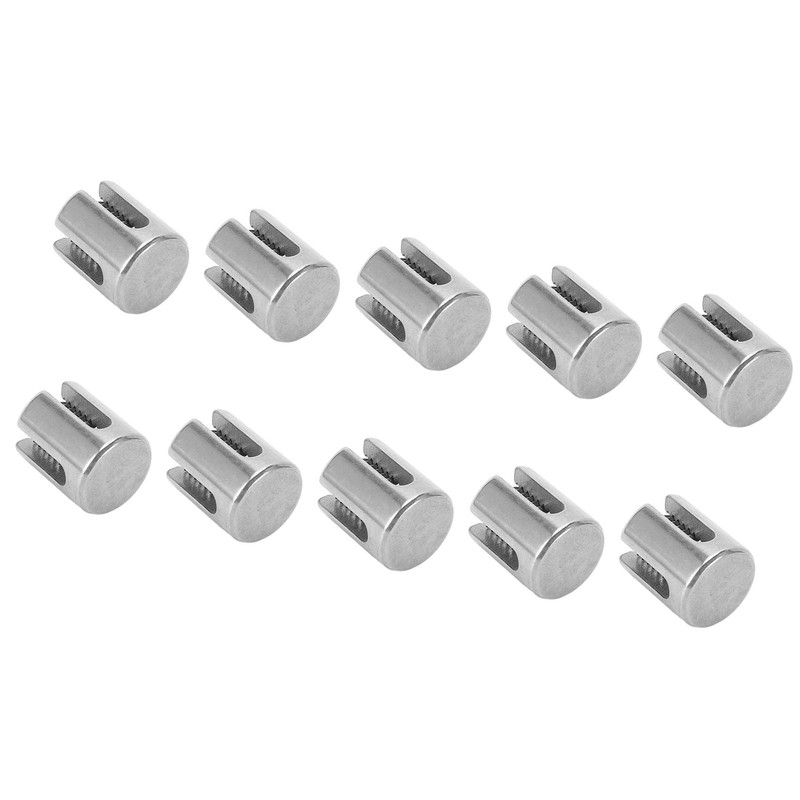 10Pcs Cross Cable Clamps 316 Stainless Steel Railing Wire Rope