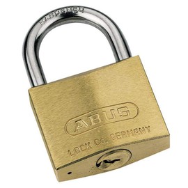 ABUS padlock brass 85/30HB24 - with high shackle - for cellar doors, sheds and much more - weatherproof - hardened steel shackle - ABUS security level 5