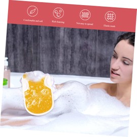 PartyKindom 6piezas Guantes Exfoliantes De Baño Accesorio Para Ducha y Limpieza De Espalda Para Exfoliación y Masaje Corporal Conjunto De Estropajos Para Cuerpo