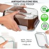 Razab 3300 ml / 112 oz Large Glass Food Storage