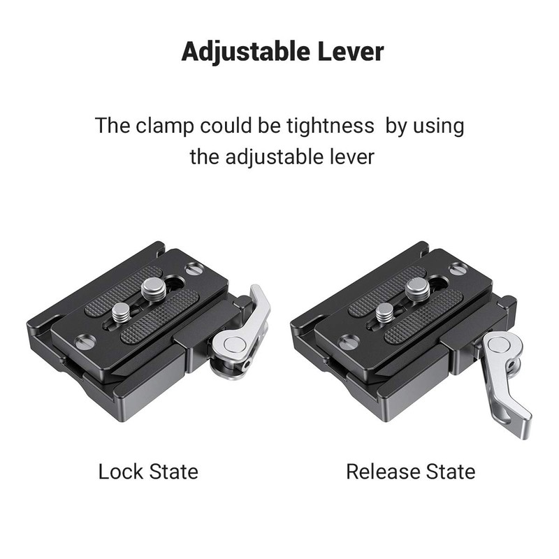 SMALLRIG Quick Release Clamp and Plate for Arca Swiss Standard