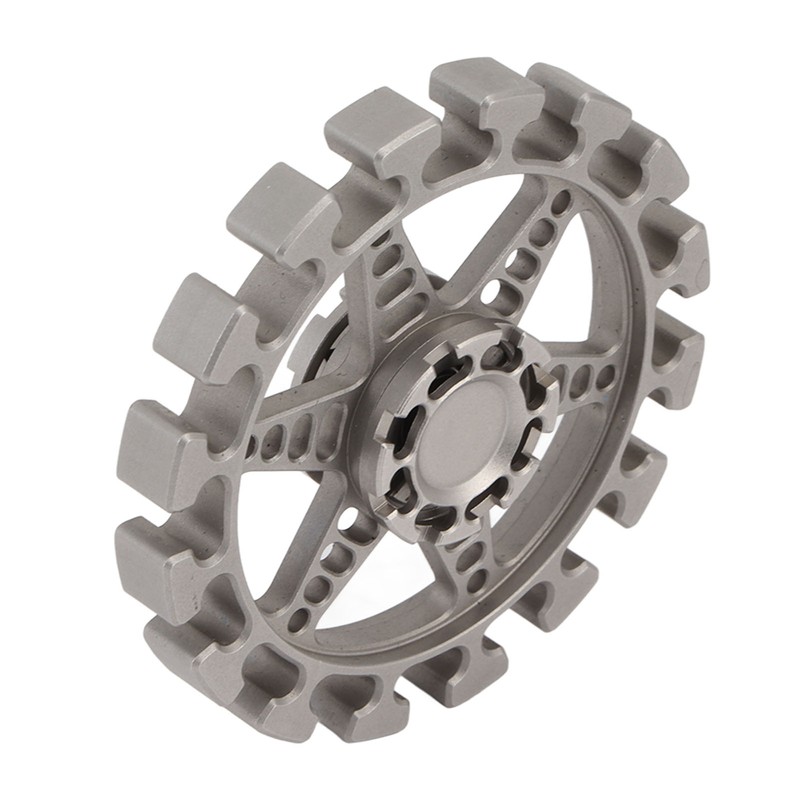 Metal Fingertip Gyroscope Round Shaped Reduce Anxiety Rotating Decompression Toy