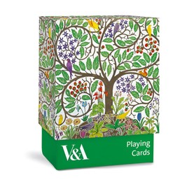 Museums & Galleries Artistic Playing Cards - V&A Botanical Tree of Life Design - Classic Deck of 52 Cards with Jokers - The Garden of Eden by C.F.A Voysey