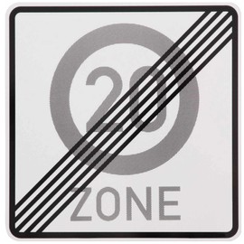 Original Traffic Sign 30th Birthday traffic sign 274.1 Birthday Gift Birthday Sign Early End Zone 20 ZONE RAL Street Sign signs Street Signs Street Signs Birthday traffic sign street sign