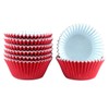 Xlloest Foil Cupcake Liners Baking Cups Paper Standard Red, 200