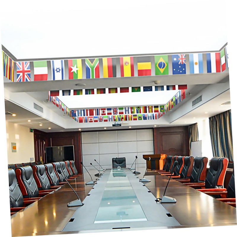 WHAMVOX 1 String String National Flags Banners for Parties Bars