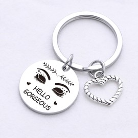 ZQEOU Esthetician Gifts Lash Decor Lash Artist Gifts Lash Tech Gifts For Cosmetology Jewelry For Cosmetologist Keychain Cosmetology School Essentials Lash Studio Decor Gift