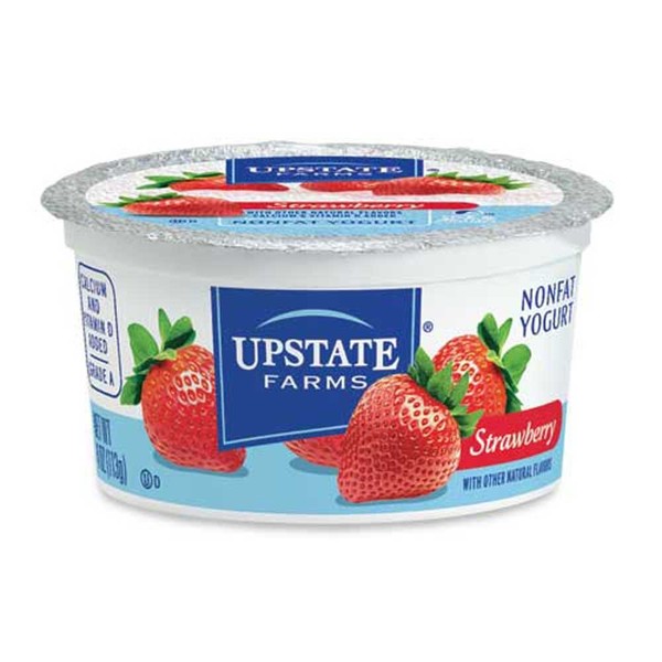 Upstate Niagara Coop Strawberry Rich and Creamy Yogurt, 4 Ounce -- 48 per case.