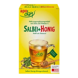 Apoday Hot Sage + Honey + Vit.C + Zinc Powder