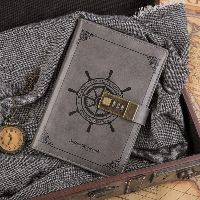 Vogueing Tool B6 Journal Vintage Rudder Leather Journal Diary Notebook