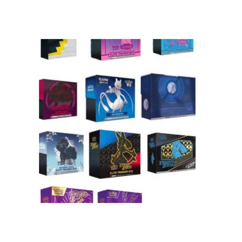 Pokemon Etb Elite Trainer Box Collection - Assorted Designs From