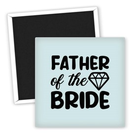 Father of the Bride Kühlschrankmagnet - Hochzeit Geschenk für Brautvater - Personalisierte Hochzeitsgeschenke - Robuste Kühlschrankmagnete - Deko für Hochzeit - Erinnerungs-Magnet