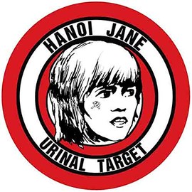 Hanoi Jane Urinal Target Decal Retro Vintage Decal Sticker Souvenir