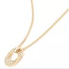 COACH 3-PC SET C Logo Rose Gold Necklace & Heart