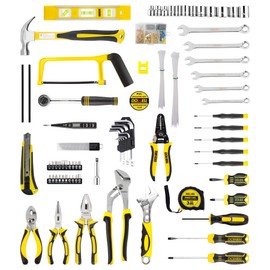DOWELL 229PCS Tool Sets for Men, Household Hand Tool Kit, Home Repairing Tool Set for Maintenance with 14-Inch Storage Bag
