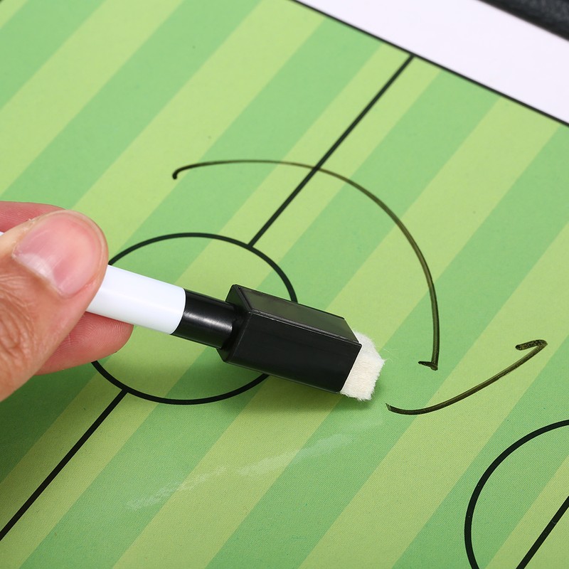 Foldable Football Soccer Magnetic Tactic Board Coaching Strategy Board with