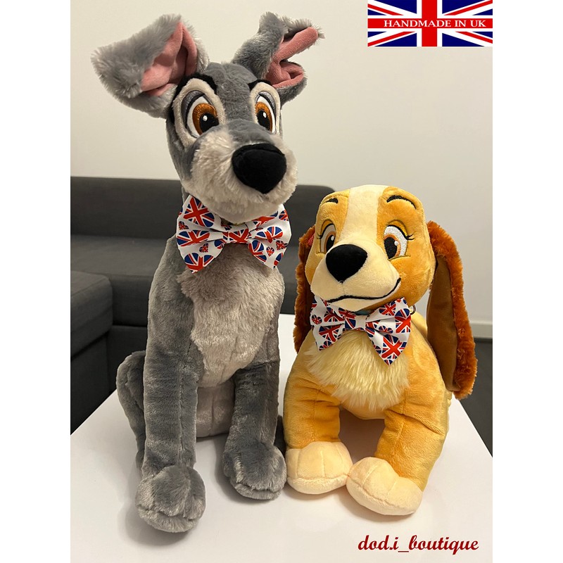 dod.i_boutique New Dogs Bow Tie Bowtie Footbal Flag England Jubilee