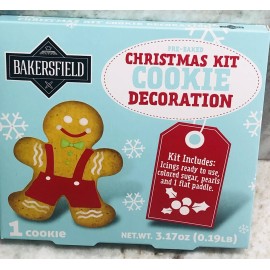Ship N 24 Hours. New-Bakesfield Pre Baked Christmas Kit Cookie Decoration:3.7