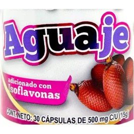 Suplemento Nutricional Cápsulas Aguaje Peruano Isoflavonas Marca FER Y GRECO