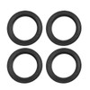 sourcing map Set of 4 Centring Rings Plastic Wheel Hub