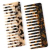 Wide Tooth Comb - Large Hair Detangling Cellulose Detangler Comb
