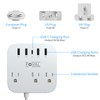 European Travel Plug Adapter, FOVAL EU UK US Power Strip