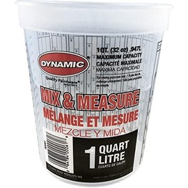 Dynamic Mix & Measure Disposable Paint Pail Plus Ratios (1, 1 Quart)
