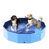 Bilibara 57'' Foldable Dog Pet Bath Pool, Heavy Duty Non-Slip
