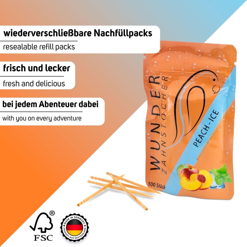 Wunder Toothpick Dispenser with Easy-Lift Function Toothpick Holder + 1