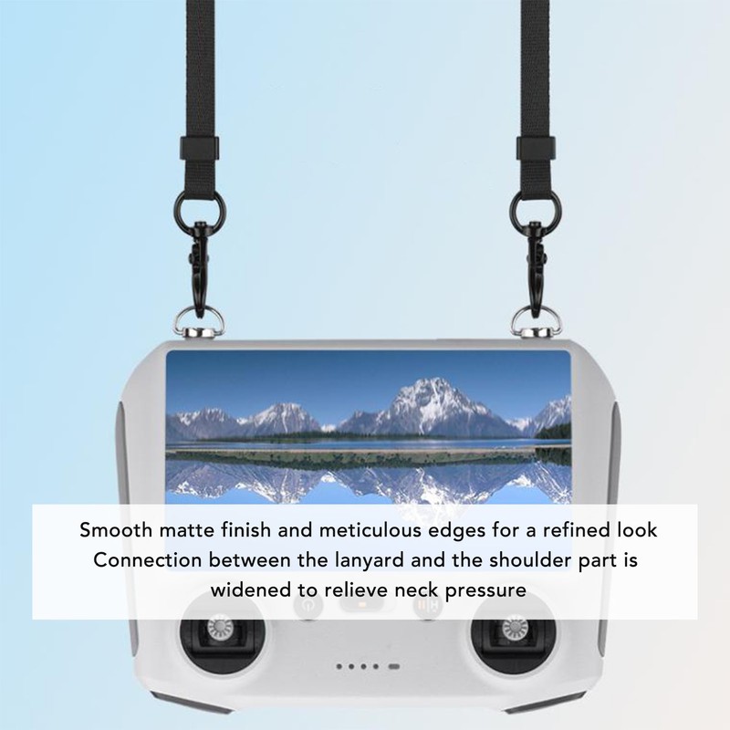 Drone Remote Control Adjustable Neck Strap PU Leather RC Controller
