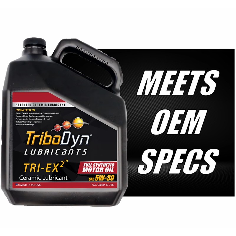 TriboDyn TRI-EX2 DEXOS SAE 5w30 Full Synthetic Motor Oil with