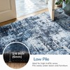 Lessymo Area Rug 9x12 Living Room, Washable Abstract Soft Carpet