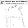 LIGHTFE B119 Flashlight Clip for 11-12 mm Diameter and 3-3.4