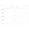 Filofax Personal Organizer Refill, Starts January 2026, A5 Monthly, White,