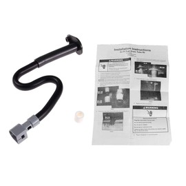 W10619951 Refrigerator Drain Tube, Replacement for Whirlpool, Maytag, Kenmore, Replace 2887289 AP5780744 W10210987 with Instruction