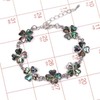 KunBead Clover Charm Shell Bracelet for Women Birthday Jewelry Adjustable