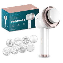 Cecotec Körper-Cellulite-Massagegerät mit 8 austauschbaren Köpfen SkinCare Push Up. 5 Modi, 6 Intensitätsstufen, 1,5 Stunden Akkulaufzeit, ergonomisches Design, automatische Abschaltung.