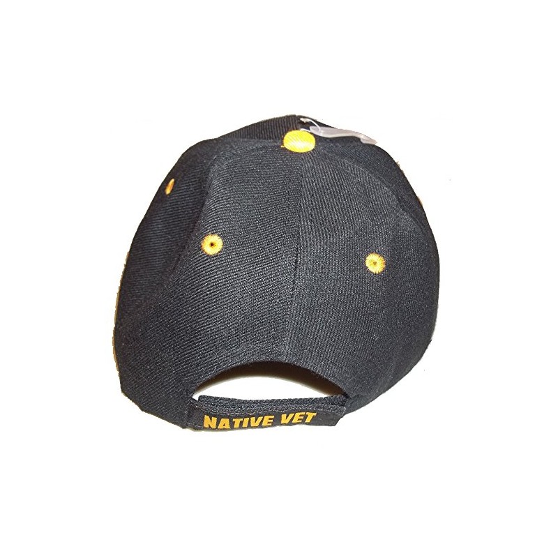 Native Veteran Adjustable Embroidered Hat Baseball Cap Army Marine Navy