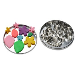 Cookie Cutter, Vegetable Cutter, Set of 16, Stainless Steel, Vegetable Cutter, Handmade (Set A)