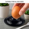 Lot de 4 en coquetiers TERRARIDE Black Egg Cups Set