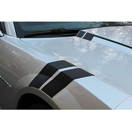 Reflective Concepts Hash Mark Decal Stripes Fits 2010-2015 Camaro - (Color: Silver Metallic)