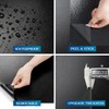 FunStick Black Peel and Stick Floor Tile Waterproof 12x12 in